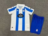 Deportivo Home Kids Kits 1:1  Soccer Jersey 24/25