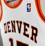 Nuggets ANTHONY #15 White  热压 1:1 Quality NBA Jersey 2006/2007