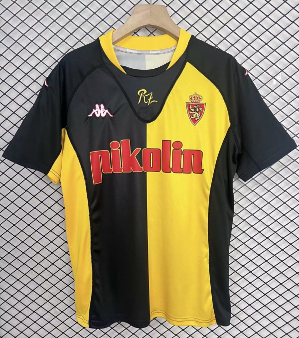 Real Zaragoza Away Fans Retro 1:1 Quality Soccer Jersey 2001/2002