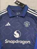 Manchester United Away Women Fans 1:1 Quality Soccer Jersey 24/25