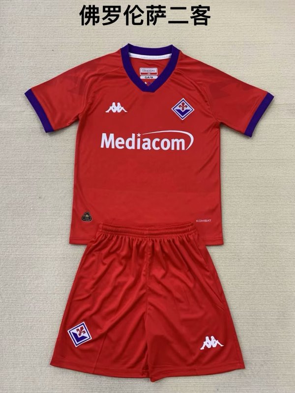 Fiorentina Third Kids 1:1 Quality Soccer Jersey 24/25