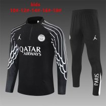 Paris Kids Black 1:1 Quality Training Jersey 25/26