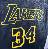 Lakers ONEAL #34  Black 1:1 Quality NBA Jersey 24/25