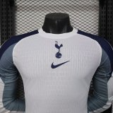 Tottenham Home Long Sleeve Player 1:1 Quality Soccer Jersey 25/26