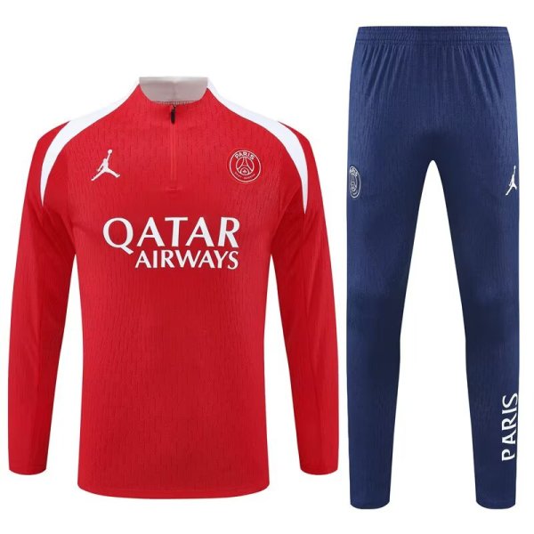 Paris Red Player Version 1:1 Quality Training Jersey 25/26