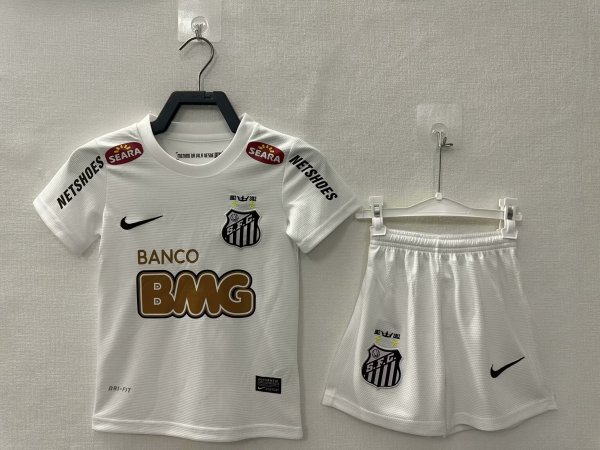 2011/2012   Santos FC  Home 1:1 Kids Retro Soccer Jersey