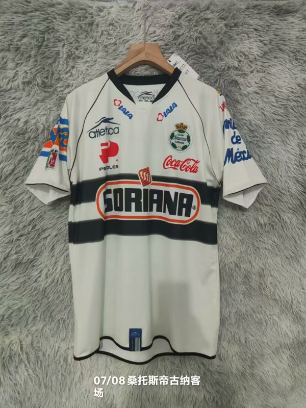 Santos Laguna Away Fans Retro 1:1 Quality Soccer Jersey 2007/2008