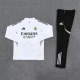 25/26 Real Madrid  White 1:1 Quality Training Jersey
