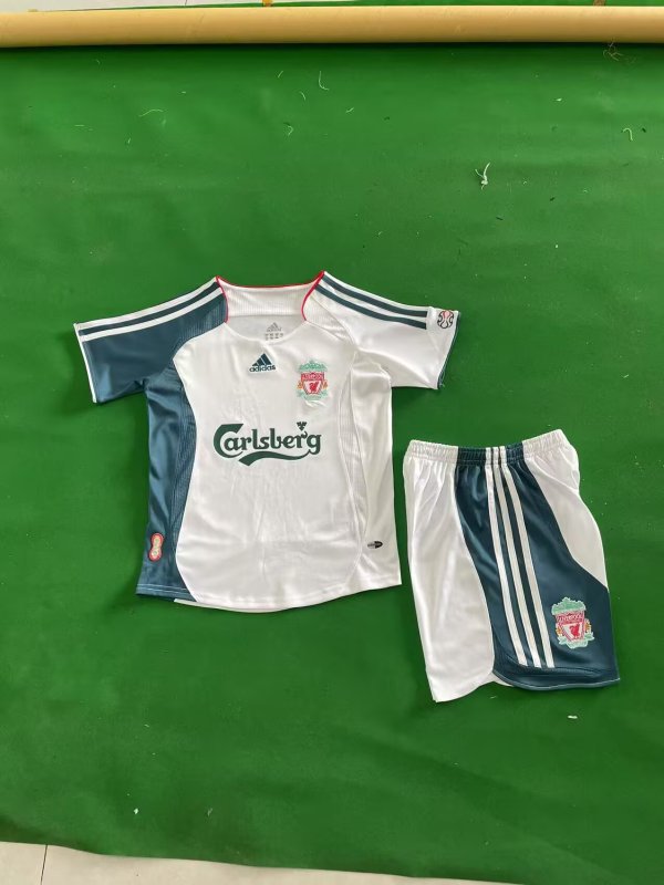 Liverpool Away Kids Retro 1:1 Quality Soccer Jersey 2006/2008
