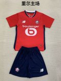 Lille Home Kids Kits 1:1 Quality Soccer Jersey 24/25
