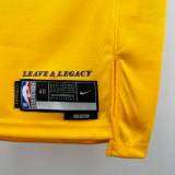 Lakers JAMES JR. #9 Yellow  1:1 Quality NBA Jersey热压 2025