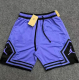 Jordon Purple  1:1 Quality NBA Shorts Pants 24/25
