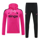 Chelsea Hooded Long Sleeved Red 1:1 Training suit 24/25