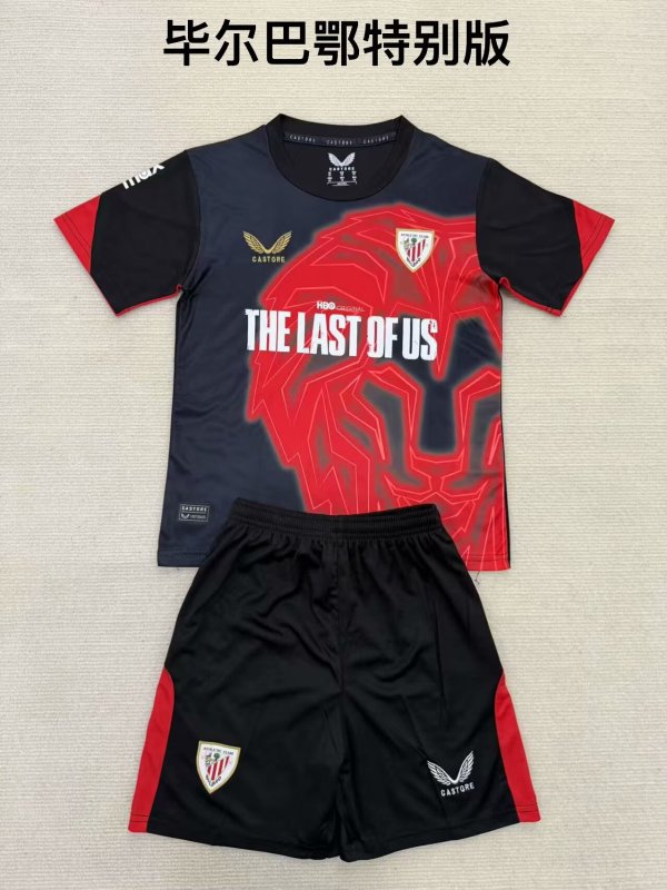 Bilbao Special Edition Kids Kits 1:1 Quality Soccer Jersey 25/26