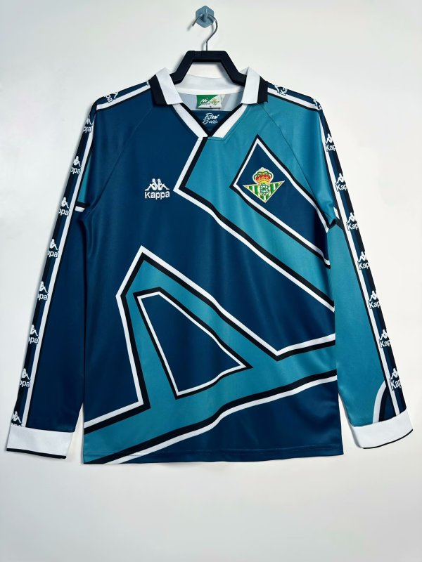 Real Betis Away Long Sleeve Fans Retro 1:1 Quality Soccer Jersey 1995/1997