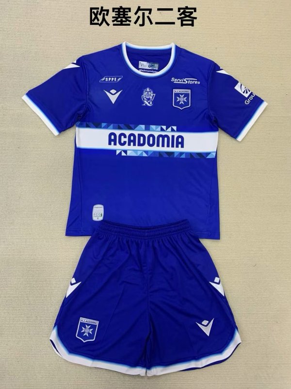 Auxerre Third Kids Kits 1:1 Quality Soccer Jersey 24/25