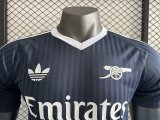 24/25 Arsenal Training Clothes Tibetan Blue Player 1:1 Quality Soccer Jersey