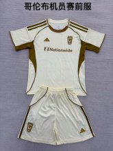 Columbus Crew Pre match uniform Kids 1:1 Quality Soccer Jersey 25/26