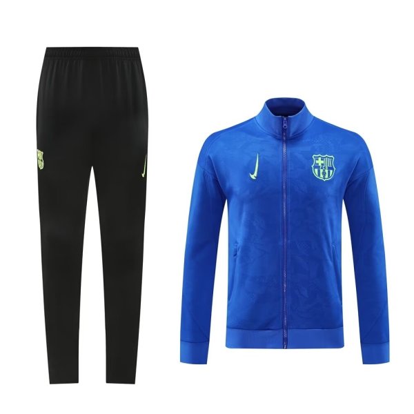 Barcelona Jacket Tracksuit Blue 1:1 Quality 24/25