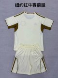 New York Red Bulls Pre match uniform kids 1:1 Quality Soccer Jersey 25/26