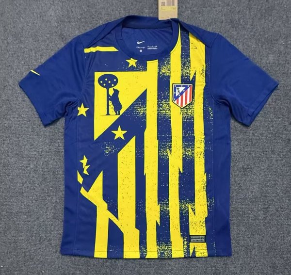 Atletico Madrid Pre plug training suit Fans 1:1 Quality Soccer Jersey 25/26