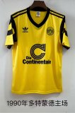 Dortmund Home Fans 1:1 Quality Retro Soccer Jersey 1990