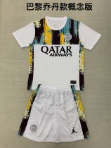 24/25 PSG  Paris  Jordan Special Edition Kids Kits 1:1  Quality Soccer Jersey