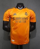 Real Madrid  Away  Yellow  Player 1:1 Quality Soccer Jersey 24/25