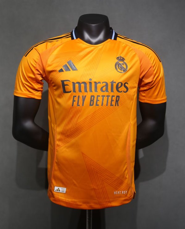 Real Madrid Away Yellow Player 1:1 Quality Soccer Jersey 24/25