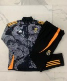 Real Madrid Black Training Tracksuit 1:1 Quality Training Jersey 24/25