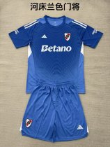 River Plate Goalkeeper Blue Third Kids Kits 1:1 Quality Soccer Jersey 25/26 River Plate Goalkeeper Blue Third Kids Kits 1:1 Quality Soccer Jersey 25/26