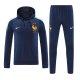 France Hooded Long Sleeved Blue1:1 Training suit 24/25