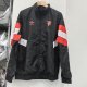 Manchester United Black  Windbreaker 24/25