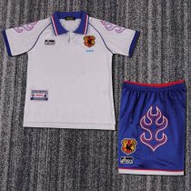 1998 Japan   Away White  Kids Retro 1:1 Quality  Soccer Jersey