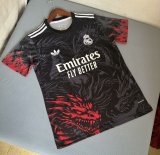 Real  Madrid Dragon Black Fans 1:1 Quality Soccer Jersey 25/26