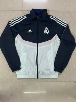 Real Madrid White Black Windbreaker 24/25 Real Madrid White Black Windbreaker 24/25