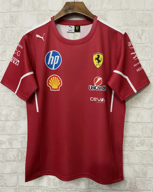 F1 racing suit T-shirt 2025 Ferrari shirt 1:1 Quality F1 Jerseys