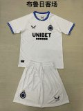 Brugge  Away Kids Kits 1:1 Quality Soccer Jersey 24/25