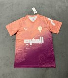 25/26  Morocco Training Clothes Orange Fans 1:1 Quality Soccer Jersey