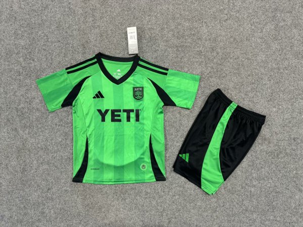 Austin FC Home Kids 1:1 Quality Soccer Jersey 25/26
