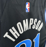 Mavericks THOMPSON #31 Black City Edition 1:1 Quality NBA Jersey 2025