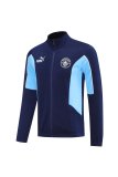 Manchester City Sapphire Blue Jacket Tracksuit 1:1 Quality 25/26