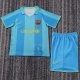 Barcelona Away 1:1 Kids Retro Soccer Jersey 2007/2008