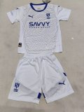 24/25  Al Hilal SFC  Away Kids 1:1 Quality Soccer Jersey