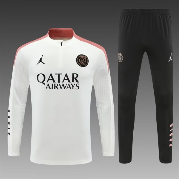 Paris White Training  1:1 Quality Training Jersey 24/25