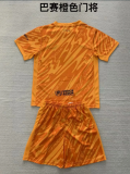 Barcelona Orange Goalkeeper Adult Kits 1:1  Quality  Soccer Jersey 24/25（成人套装）