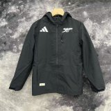Arsenal Black Windbreaker 24/25