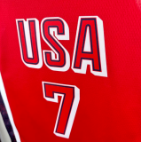 Team USA DURANT #7 Red 1:1 Quality NBA Jerseys 2024