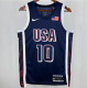 Team USA TATUM #10 Sapphire Blue 1:1 Quality  NBA Jerseys 2025