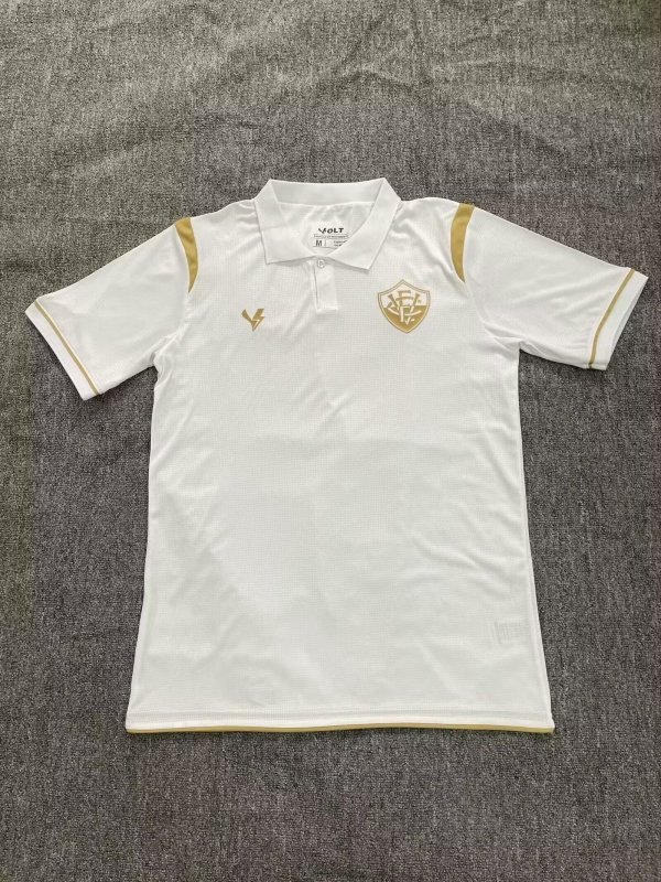 Vitória S.C White Polo Fans 1:1 Quality Soccer Jersey 24/25